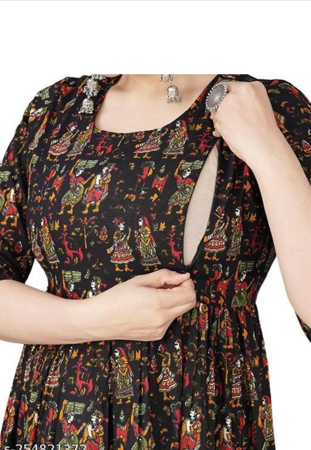 Kalmari Print Fedding Kurti